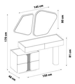 Set Dormitor Alanya: Modern și Elegant