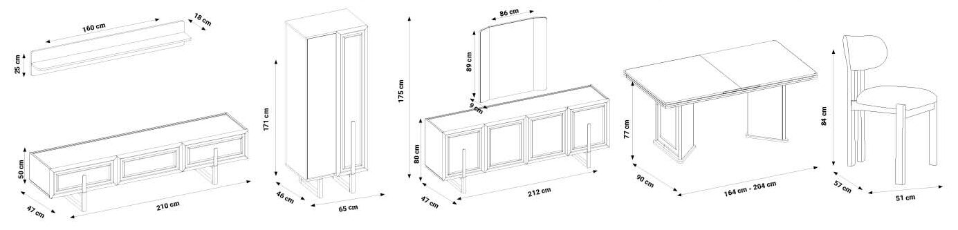 Set Sufragerie Asia: Eleganță și Confort Set Sufragerie Asia: Eleganță și Confort