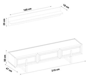 Set Mobilier TV Asia - Eleganță și Funcționalitate