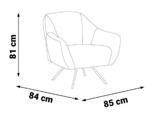 Fotoliu Basic Crem, Modern și Elegant