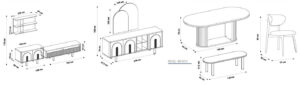 Set Sufragerie Bodrum - Design Elegant