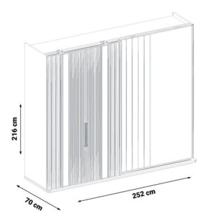 Dulap Florya, 6 Uși, Modern și Elegant