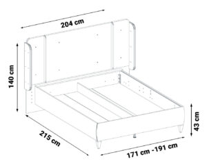 Set Dormitor Lizbon Stil - Eleganță Modernă