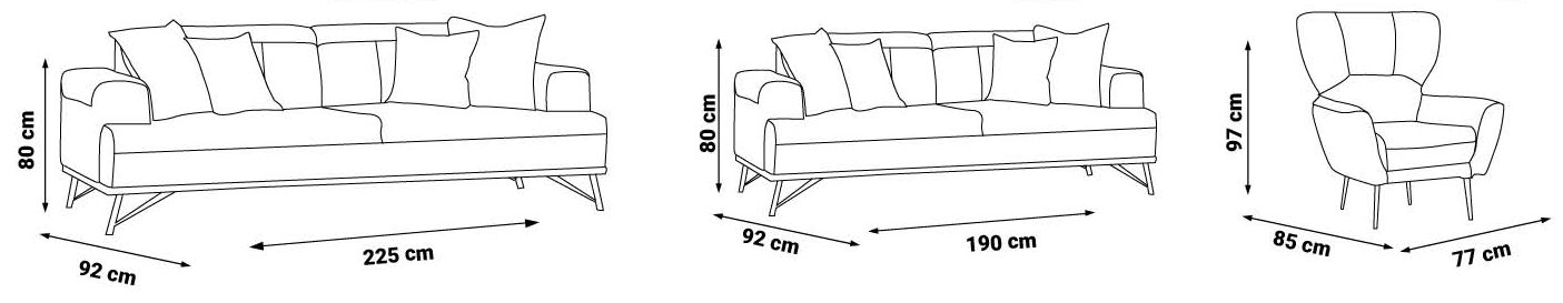 Set Canapele Oscar – Design Modern și Elegant Set Canapele Oscar - Design Modern și Elegant