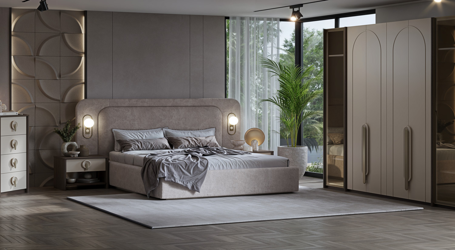 Set Dormitor Bolivia – Design Elegant și Sofisticat Set Dormitor Bolivia - Design Elegant și Sofisticat