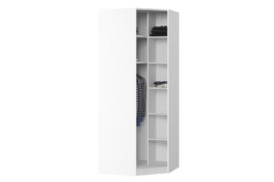 Cabinet Colțar Plus, 1 Ușă, Alb, 83×85×213,5 cm