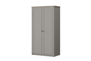 Dulap Sento, 2 Uși, Gri, 106,5×54,3×197 cm