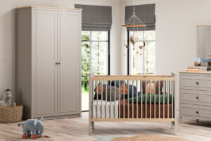 Dulap Sento, 2 Uși, Gri, 106,5×54,3×197 cm