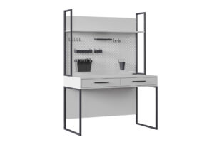 Birou Legend Moon cu Etajeră, 120x60x172 cm