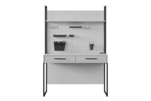 Birou Legend Moon cu Etajeră, 120x60x172 cm