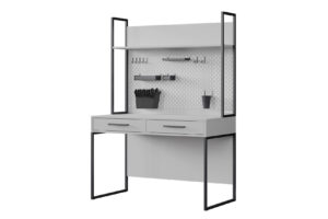 Birou Legend Moon cu Etajeră, 120x60x172 cm