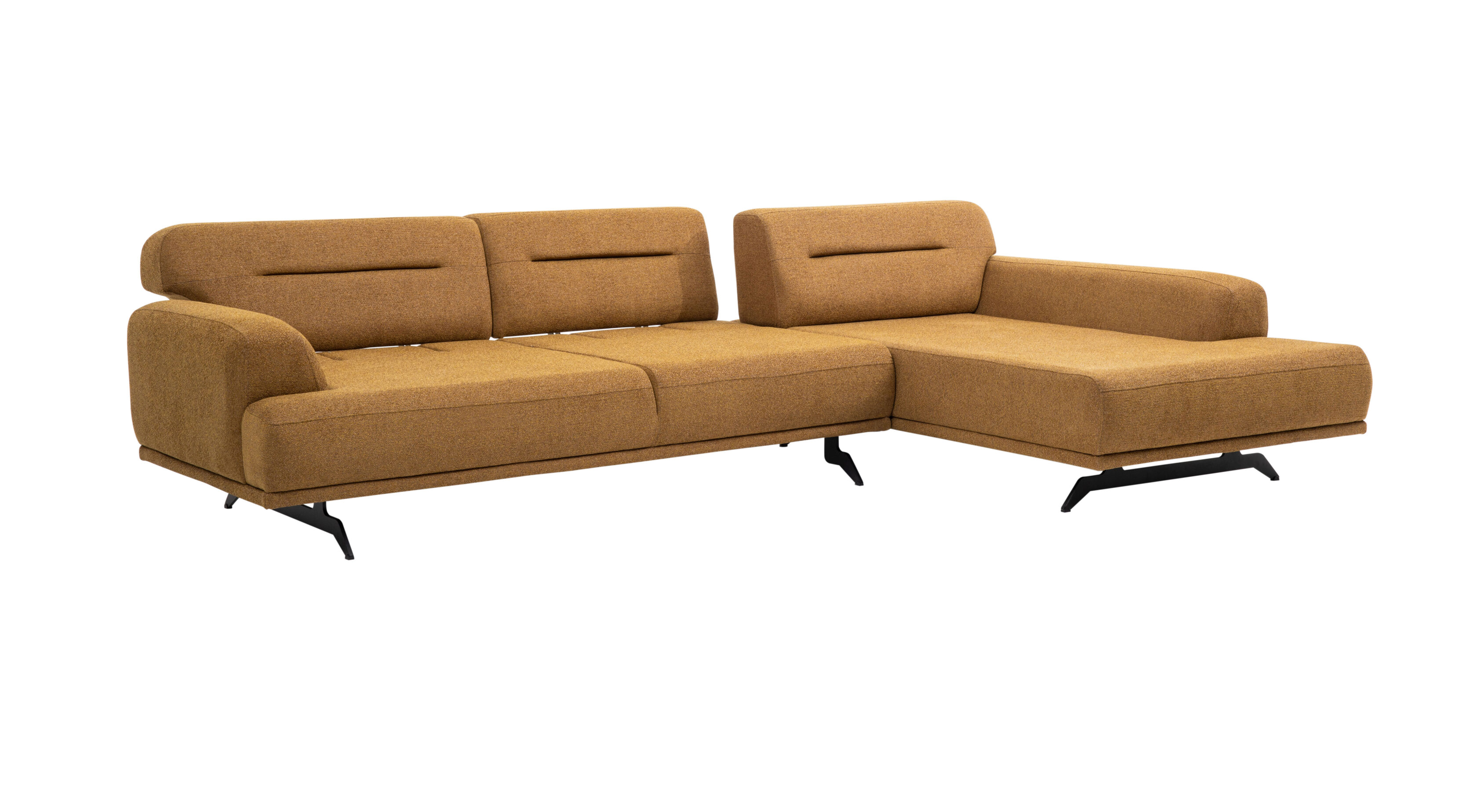Colțar Aqua Galben Muștar, 3 Locuri – Design Modern Colțar Aqua Galben Muștar, 3 Locuri - Design Modern