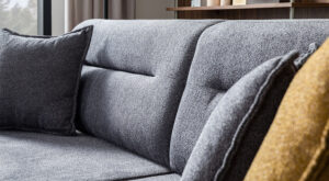 Canapea Aqua, Gri, 3 Locuri - Modern și Elegant