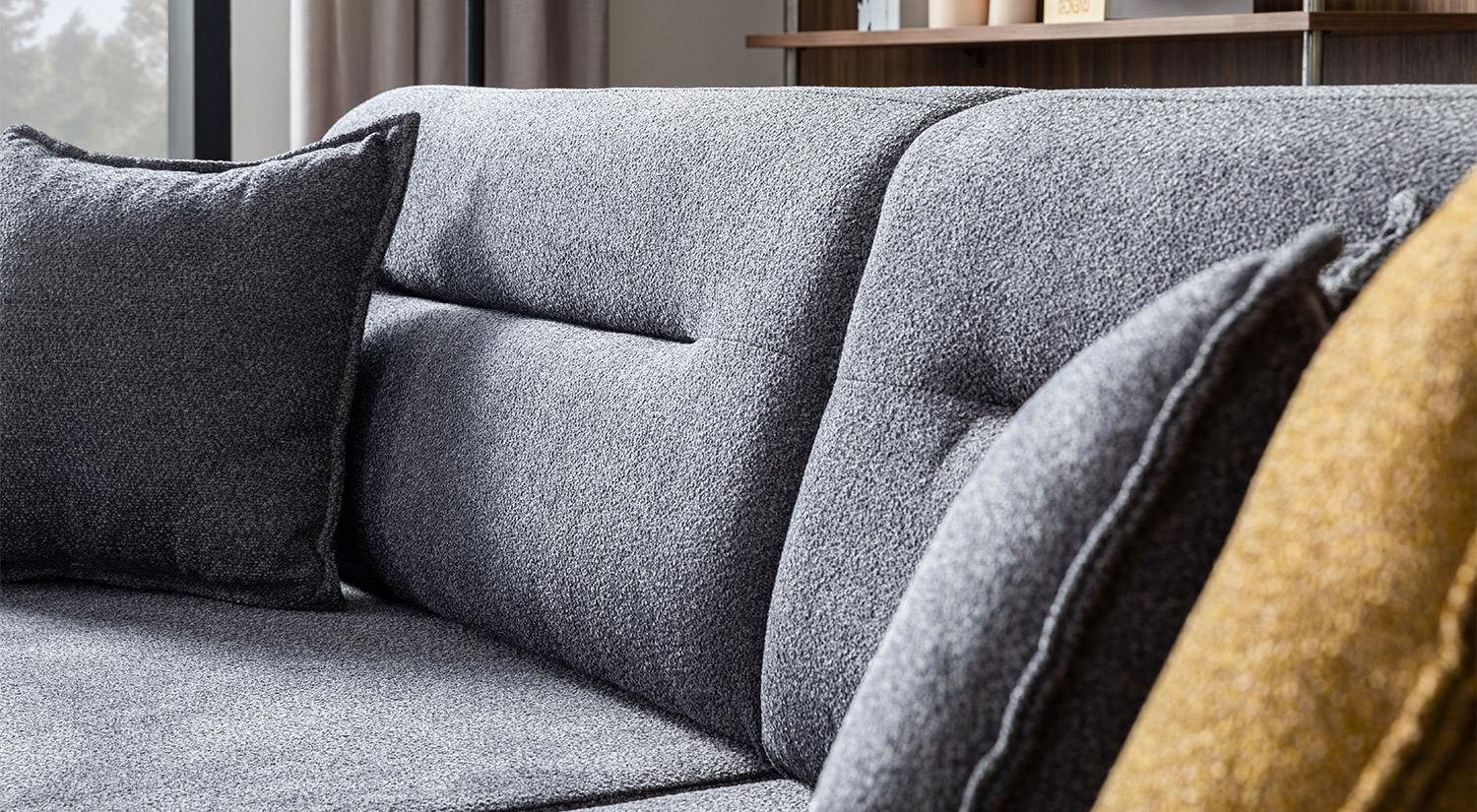 Canapea Aqua, Gri, 3 Locuri – Modern și Elegant Canapea Aqua, Gri, 3 Locuri - Modern și Elegant