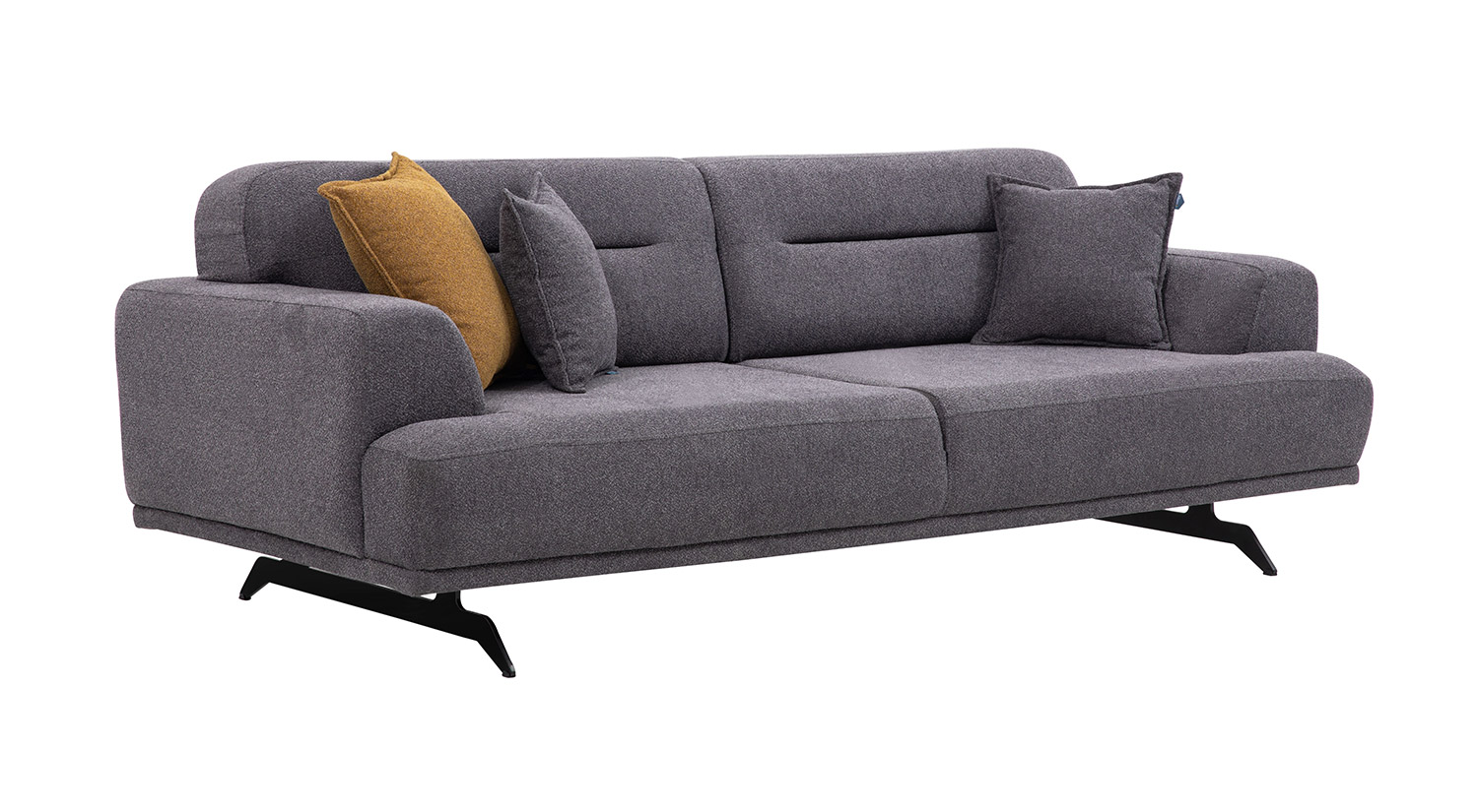 Canapea Aqua, Gri, 3 Locuri – Modern și Elegant Canapea Aqua, Gri, 3 Locuri - Modern și Elegant