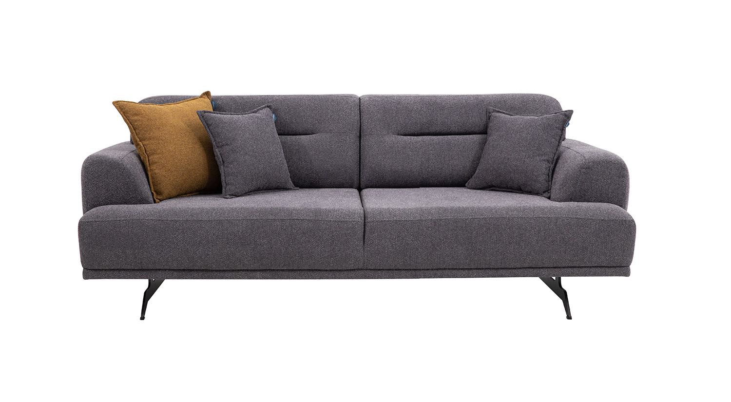 Canapea Aqua Gri, 2 Locuri – Design Modern Canapea Aqua Gri, 2 Locuri - Design Modern