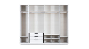 Dulap Natura, 6 Uși, Design Modern, 258x60x214 cm