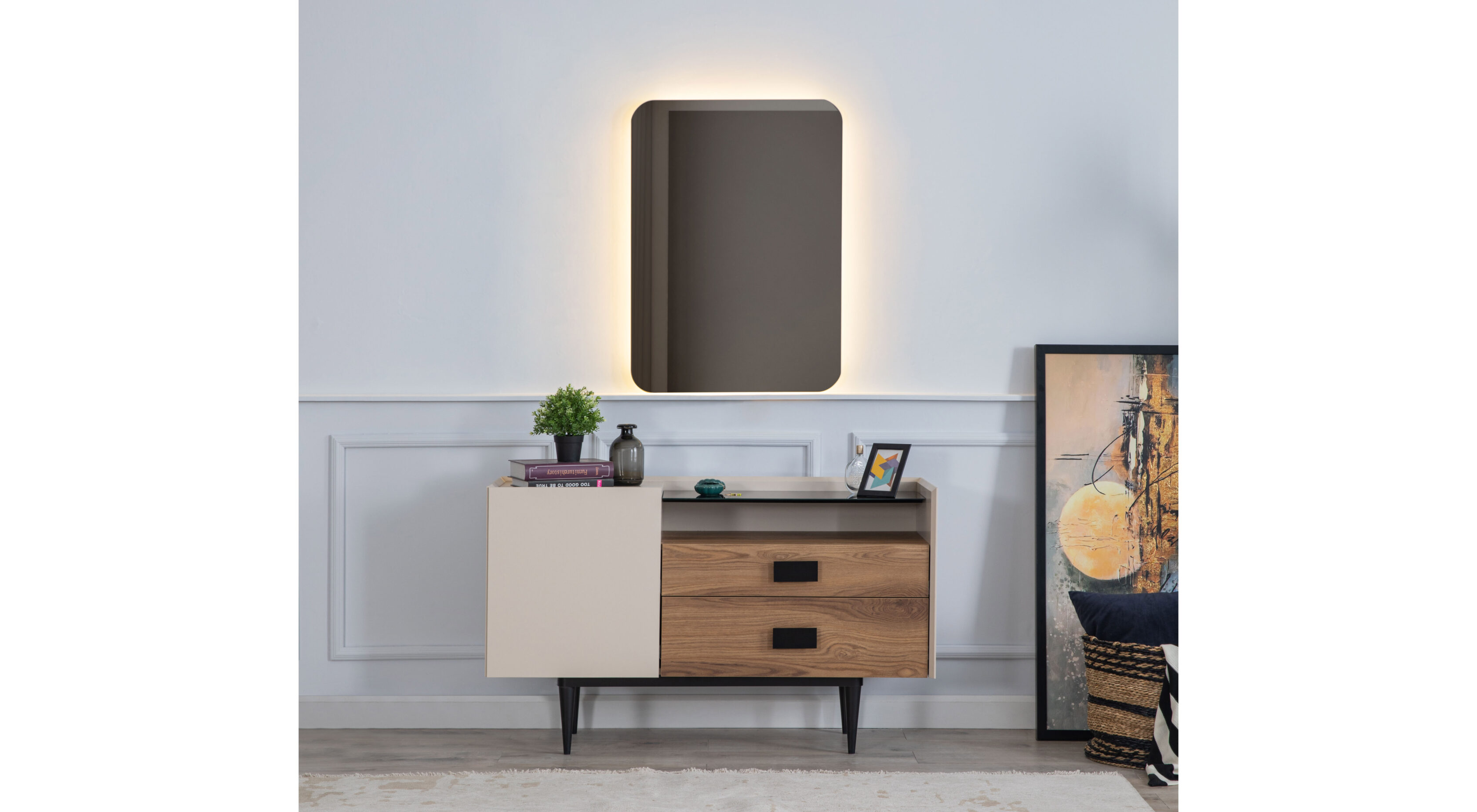 Set Dormitor Aqua – Design Modern și Eleganță Set Dormitor Aqua - Design Modern și Eleganță