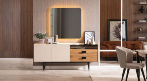 Oglindă Consolă Aqua, 95×95 cm