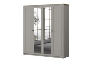 Dulap Sento cu 4 Uși și Oglinzi - Modern și Spațios