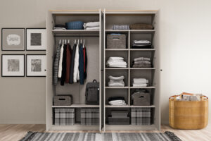 Dulap Sento cu 4 Uși și Oglinzi - Modern și Spațios