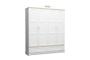 Dulap Bianca 4 Uși - Spațiu Generos și Design Elegant