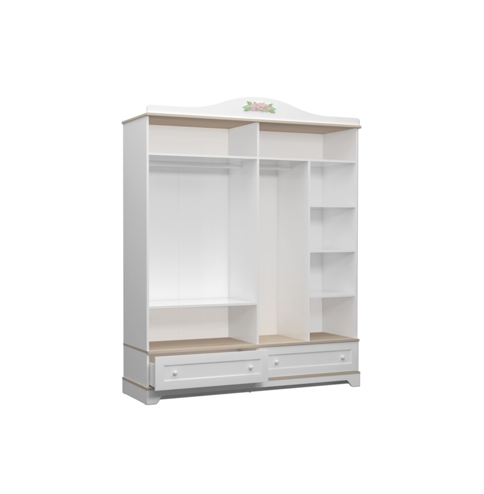 Dulap Bianca 4 Uși - Spațiu Generos și Design Elegant