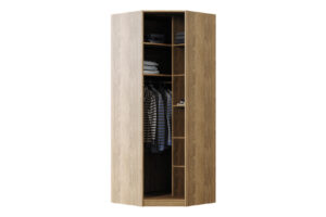 Cabinet Colțar Plus, 1 Ușă, Nuc, 83×85×213,5 cm