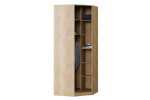 Cabinet Colțar Plus, 1 Ușă, Nuc, 83×85×213,5 cm