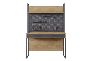 Birou Legend cu Etajeră Superioară, 120×60×172 cm