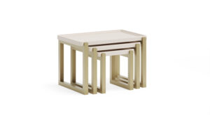 Set 3 Măsuțe Asia 68×52×45 cm Elegant