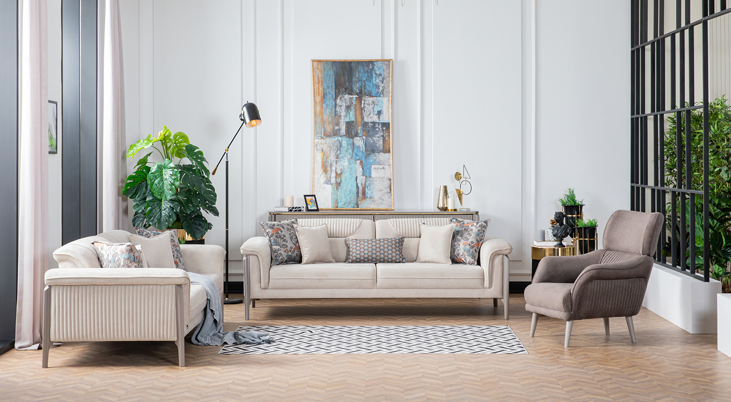 Fotoliu New Best Gri 95×83×98 cm Fotoliu New Best Gri 95×83×98 cm