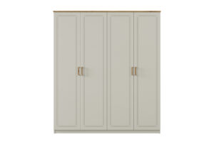 Dulap Story, 4 Uși, Design Elegant 181x54,8x208,3 cm