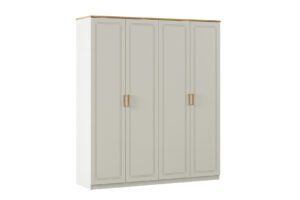 Dulap Story, 4 Uși, Design Elegant 181x54,8x208,3 cm