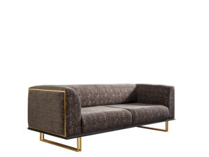 Canapea Emirgan Crem, 3 Locuri - Eleganță și Confort