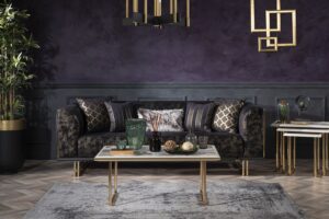 Canapea Emirgan Crem, 3 Locuri - Eleganță și Confort