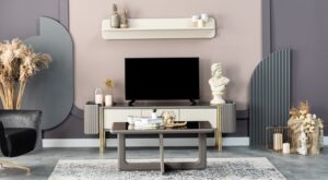 Set Mobilier TV Florya, 180 cm - Modern şi Elegant