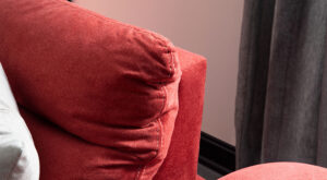 Colțar Milano Roșu 3x2 Locuri 315x283x78 cm