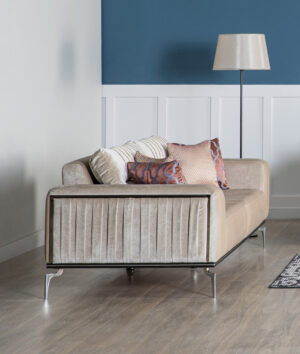 Canapea Zirkon Bej 3 Locuri - Design Modern