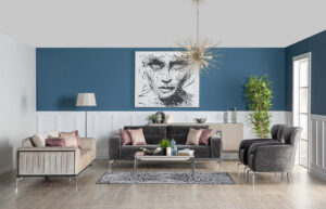 Canapea Zirkon Gri 3 Locuri - Design Modern