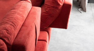 Colțar Milano Roșu 3x2 Locuri 315x283x78 cm