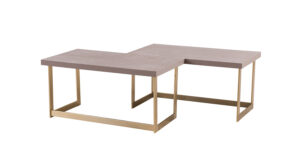 Măsuță de Cafea Latte, Design Modern 85×46×41 cm
