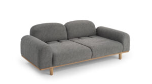 Canapea Soho Antracit 3 Locuri 180×95 cm