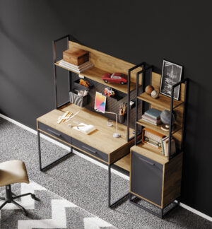 Bibliotecă Legend 50x36.8x172 cm - Stil Modern