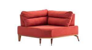 Set Colțar Milano Mare, Roșu - Elegant și Confortabil