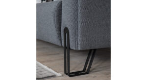 Canapea Milas Gri 2 Locuri - Design Elegant