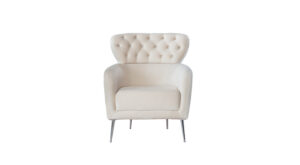 Fotoliu Mudanya Crem 79×86×93 cm - Eleganță Modernă