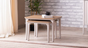 Set 2 Măsuțe Laterale Mugla, Design Elegant