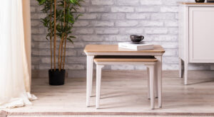 Set 2 Măsuțe Laterale Mugla, Design Elegant