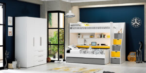 Dulap Neo, 2 Uși, Design Modern Alb